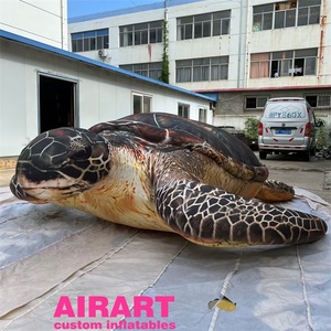 Modèle de tortue de mer pour zoo, tortue gonflable pour fête au bord de la piscine, <span class=keywords><strong>ballon</strong></span> tortue gonflable personnalisé - Product Image 2