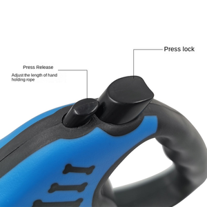 Großhandel Nylon Material Puppy Walking Running Haustier Hund führen 3m 5m einstellbare automatische einziehbare Hunde leine - Product Image 3