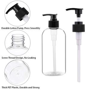 Recyclable 150ml 200ml 300ml PET Plastic Lotion <b>Pump</b> <b>Bottle</b> for Cosmetics Shower Gel Shampoo Face Masks & Face Cream - Product Image 3