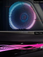 Luz Ambiental LED para Ford Focus, Lámpara de Atmósfera, Iluminación Interior del Coche, Panel de Moldura de Puerta, Anillo Luminoso para el Volante