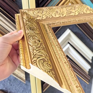 <span class=keywords><strong>Marco</strong></span> de <span class=keywords><strong>fotos</strong></span> de resina ecológico montado pintura al óleo gigante Villa Hotel línea de espuma PS en relieve moderno de tamaño súper <span class=keywords><strong>grande</strong></span> - Product Image 3