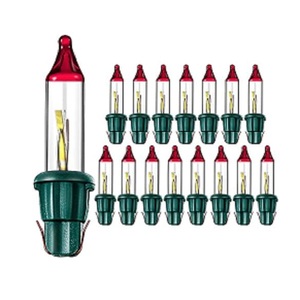 10 miếng nhấp nháy Bóng đèn mini <span class=keywords><strong>3.5</strong></span> Volts đèn flash thay thế bóng đèn cho Giáng sinh chuỗi ánh sáng ứng dụng trang trí - Product Image 2