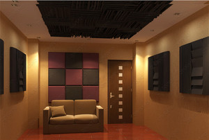 Màu xanh Acoustic Wedge cách âm <span class=keywords><strong>Studio</strong></span> Foam Acoustic miếng bọt biển - Product Image 5