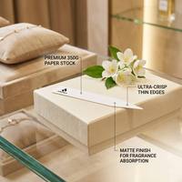 Tiras de Papel Holográfico Iridiscente para Pruebas de Perfume, Forma Personalizada, Papel Absorbente para Muestras de Fragancias de Marca