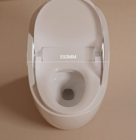 Nouvelle Conception 2026 - Toilette Intelligente avec Fonction Massage, Rinçage Automatique, Télécommande, Protection Anti-Fuite et Accoudoir