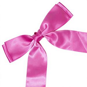 VENTE EN GROS H.E.R. Accessoires Licenciés Minnie Mouse : Ensemble de nœuds à cheveux longs pour filles, en satin rose et violet, avec autocollants, pour DIY et parcs à thème - Product Image 1