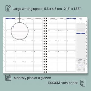 Custom School Hardcover Leather A5 Thread <b>Sewing</b> Bound Homeschool Notepad Gift Customizable 80 GSM - Product Image 3