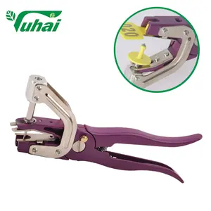 New Product Ear Tag Applicator ,Purple Animal Metal Tagger Plier