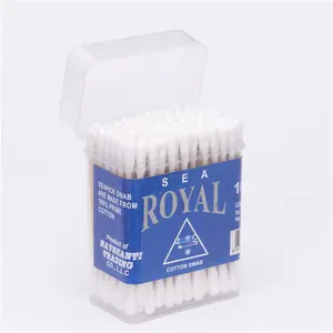 Eco friendly Organic Products 200pcs Q tips Sterile Baby Care q tip makeup remover Wooden Q-tips Cotton Buds Qtips Cotton Swabs