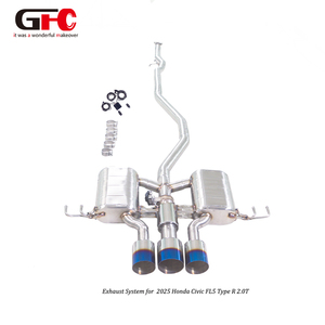 Tuyau d'échappement à soupape haute performance pour <span class=keywords><strong>Honda</strong></span> <span class=keywords><strong>Civic</strong></span> <span class=keywords><strong>Type</strong></span>-<span class=keywords><strong>R</strong></span> FK8 FL5 2.0T 2025 – Système d'échappement, silencieux et échappement Catback - Product Image 1