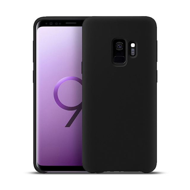 For S9/S9Plus Eco-friendly Shockproof Mobile Phone Cases Real Silicone Material Cell Phone Protector 12 Colors Available