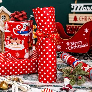 Dog Christmas <b>Wrapping</b> <b>Paper</b> Roll 17 In X 33 Ft Reversible Skiing Puppy Polka Dot Design Gift Craft Packaging - Product Image 6