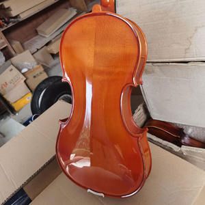 Viola de Madera Maciza Personalizada para Estudiantes con Tapa de Abeto y Fondo de Arce, Arco de Madera de Brasil - Pintado, Precio Económico - Product Image 5