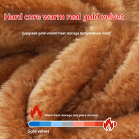 Preisgünstige Winter-Fleece-Hosen mit PU-Leder und Goldvelours-Futter, Winddicht und Wasserdicht, Arbeitskleidung für Arbeiter