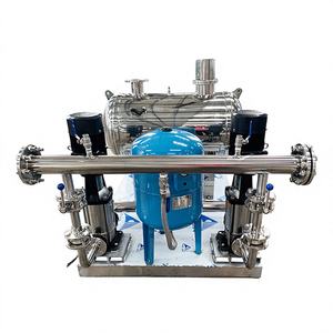 Pompe de surpression multi-étages haute pression économique Jockey pour zones dangereuses en acier inoxydable SS304/316L IP55 - Product Image 1