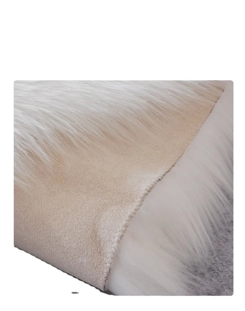 Özel özellikler yapay yün ev dekorasyon halı süper yumuşak yapay yün peluş kaymaz sıcak battaniye
