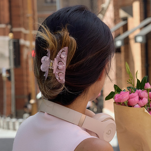 คลิปหนีบผมแฟชั่นรูปหัวใจน่ารัก <span class=keywords><strong>J</strong></span> & D คลิปผมสีชมพูน่ารักกันน้ำอุปกรณ์เสริมสำหรับผม - Product Image 2