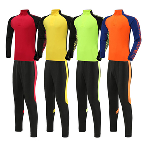 Fußball-Trainingsanzüge: Oberteile und Hosen, Langarm-Fußballtrikots mit Halbreißverschluss, Neueste Club-Kollektion für Herren und Kinder, Atmungsaktiver Trainingsanzug - Product Image 1