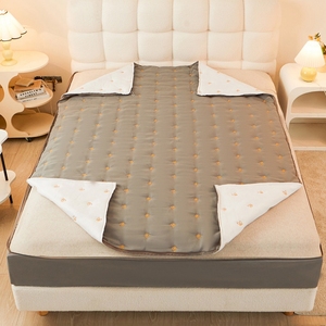 Không thấm nước nệm bảo vệ Polyester giường lỗi bằng chứng có thể giặt 6 mặt đồng bằng phong cách dây kéo Nệm Bìa chần - Product Image 5