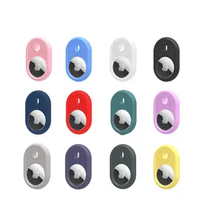 Vỏ Bảo Vệ Chống Mất Silicone Cho Apple Airtags Định Vị Thiết Bị Theo Dõi Phụ Kiện Móc Khóa