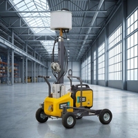 Tour d'éclairage LED électrique Atlas Copco HiLight P2+ 2000 m² Projecteur ignifuge à 360 degrés 50 km/h