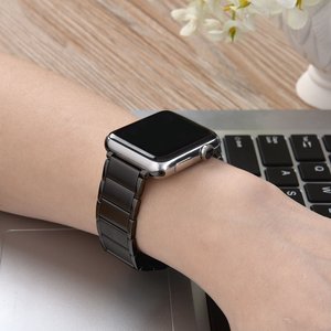 สายรัดข้อมือสเตนเลสสตีลระบบแม่เหล็ก,สายนาฬิกาสำหรับเปลี่ยน <span class=keywords><strong>Apple</strong></span> <span class=keywords><strong>Watch</strong></span> Fit Iwatch 7 20มม. สำหรับ Galaxy <span class=keywords><strong>Watch</strong></span> 4 Huawei <span class=keywords><strong>GT</strong></span> - Product Image 3