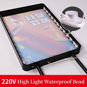 Miễn phí đứng thắp sáng giữ dấu hiệu dẫn hiển thị menu nhiệm vụ nặng nề trượt trong Poster đứng nhà máy bán buôn - Product Image 3