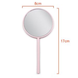 Best Selling Handheld <b>Makeup</b> Mirror <b>Makeup</b> <b>Vanity</b> Mirror with Handle Hand Mirror for Girls - Product Image 5