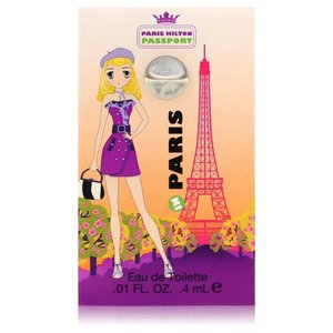 Dimensione del campione della fiala di profumo femminile UD2 Paris Hilton passaporto Hilton 0.01 oz a parigi