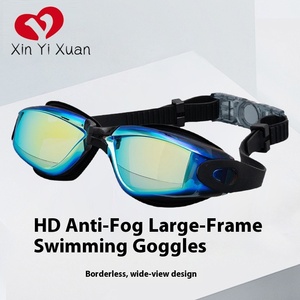 High-Definition Electroplated Silicone Swimming Goggles Waterproof Anti-Fog Swim Back XF500 Adult Men's Cross-Border Best Seller - Product Image 3