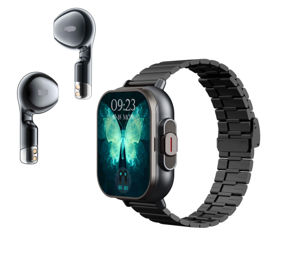 2024 Smart Fashion D 8 Smart Watch Tws Bt Call 2 in 1 With Earphones Reloj Intelligent Watches Sports Smartwatch D 8