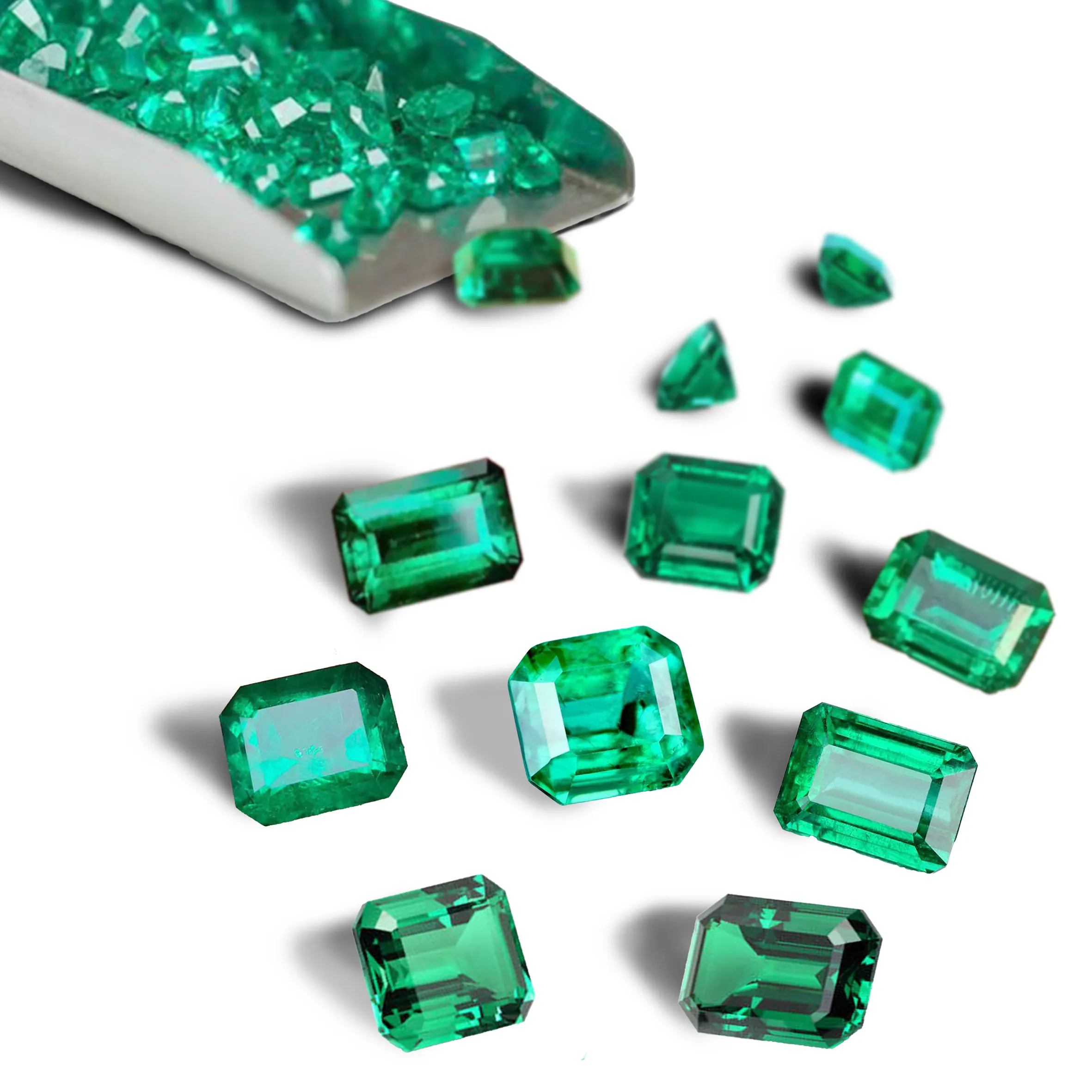 Anéis incrustados para esmeralda natural, de alta qualidade da zambia pode ser, brincos com pingentes, colar, joias charmoso