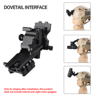 Dudukan Helm Visi Malam CNC Aluminium NVG Flip Up untuk PVS15 PVS18 PVS31 PVS7 PVS14