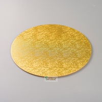 Vente en gros de grandes bases à gâteau jetables en masonite, 8-18 pouces, résistantes à la graisse, personnalisables, avec motif gaufré or et argent