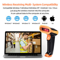 Escáner de Código de Barras Portátil Jingxin de 2000 mAh de Alto Rendimiento, Escaneo de Códigos QR 2D y Data Matrix, Campo de Visión Amplio de 240 mm, Carcasa Resistente de ABS