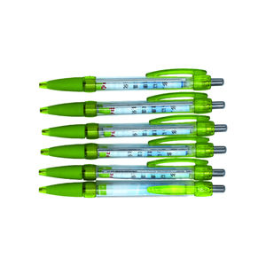 Bolígrafos de pancarta extraíbles de publicidad promocional Bolígrafo de pancarta de desplazamiento de plástico con papel en el interior - Product Image 6