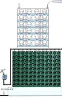 Pot de fleurs verticale suspendu pour jardin extérieur, arrosage automatique, mur végétal, pot en plastique pour l'aménagement paysager vertical