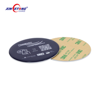 Adhésif Social Media NFC Keyfob Epoxy 13.56mhZ NFC RFID Epoxy Tag Waterproof Mini Tag Label NFC Epoxy Tag