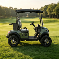 Nouveau modèle 2026 Rainbow, voiturette de golf électrique surélevée personnalisée à 2 places avec batterie au lithium 48V, buggy tout-terrain pour la chasse et les loisirs