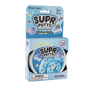 Wholesale Thinking Supr Putty Blueberry Scented Stretch Silicone Putty 100g Sensory Fluffy Texture <b>Slime</b> Never Dries Out for Kid - Product Image 2