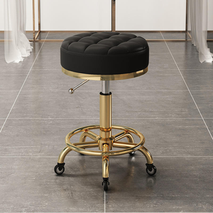 Beauty Professional Hair Salon Furniture Chair Head Spa Bed Led Mirror Trolley Reception <b>Desk</b> Waiting Sofa Salon Furniture Set - Product Image 5