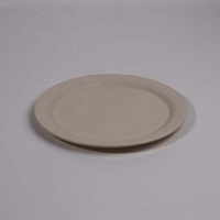 Échantillon gratuit plats personnalisés modernes noirs mats assiettes à dîner en mélamine de bonne qualité à vendre