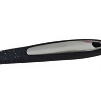 Cuillère de cuisine noire, durable, antidérapante, écologique, mini, portable, antiadhésive, compatible lave-vaisselle, légère et robuste pour la cuisson