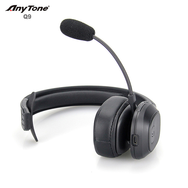 Anytone Professional Wireless Microphone Q9 Headset USB Type-C Noise Cancelling Lightweight