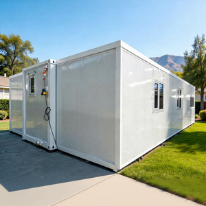 Casa Contenedor Prefabricada Expandible de 20, 30 y 40 Pies, Resistente al Óxido, con Acabado en Zinc por Inmersión en Caliente, Resistente al Viento de 150 km/h, con 2 o 3 Dormitorios y Baño - Product Image 1