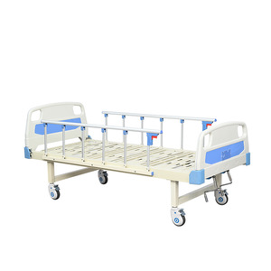 Lit médical manuel à double manivelle M02, lit de soins multifonctionnel en ABS pour usage domestique des personnes âgées - Product Image 2