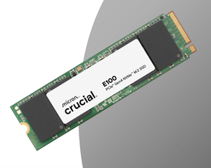 Новый твердотельный накопитель Crucial E100 SSD 800 ГБ-1,5 ТБ M.2 NVMe PCIe Gen4, внутренний SSD с корпусом из алюминиевого сплава, 1,8 дюйма, совместим с настольными ПК, CT480E100SSD8 - Product Image 1