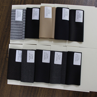 Tissu en laine peignée 100% antistatique 270GSM à motif sergé pour vêtements haut de gamme, costumes, blazers et autres vêtements