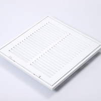 Grille de ventilation carrée moderne en plastique RAF1010 pour système CVC, diffuseur de sol, sortie d'air pour installation au plafond d'atelier, retour d'air