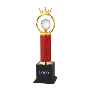 Custom Logo Portable Die Casting Aluminium Trophy with Engraving for Trade Shows Events and Corporate Branding Activities - Product Image 1